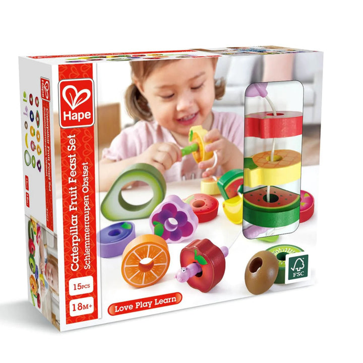 Hape Caterpillar Fruit Feast Set