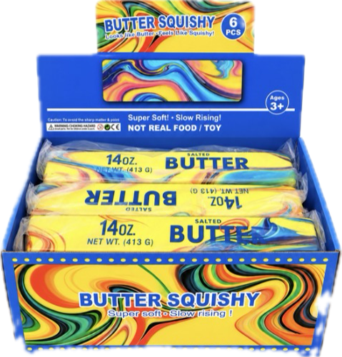 GIANT Slow Rise Large Squishy Rainbow Butter