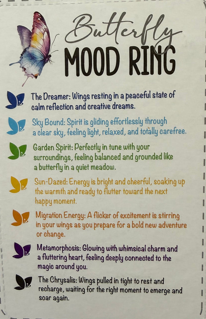 Butterfly Mood Ring
