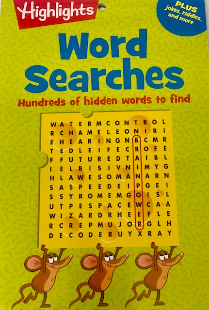 Highlights Word Searches: Hundreds Of Hidden Words To Find
