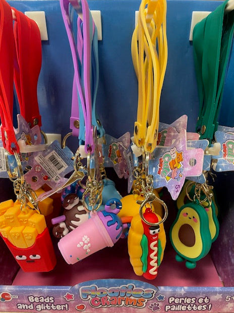 3D Cute Foodie Keychains with Strap
