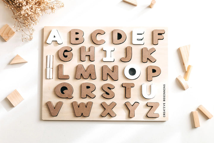 Puzzle Tracer Upper Case Alphabet