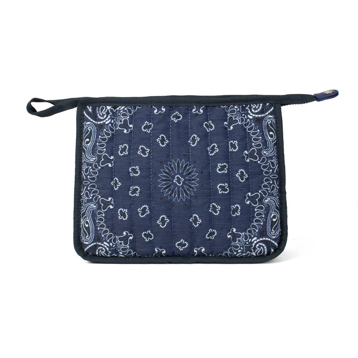 Quilted Bandana Cosmetics Bag