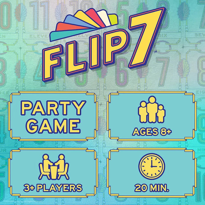 Flip 7 Card Game - 2nd Edition