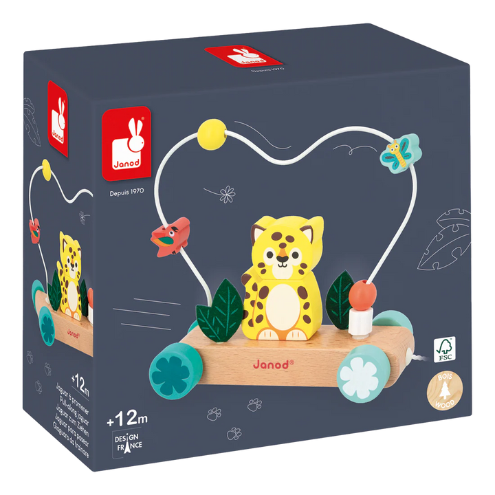 Janod Pull Along Jaguar