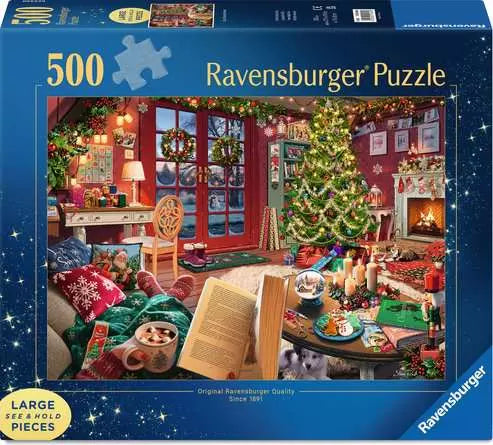 Ravensburger Cozy Christmas Retreat Jigsaw Puzzle 500pc