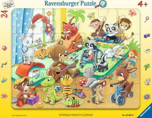Ravensburger Animal Daycare Frame Puzzle 24 PC