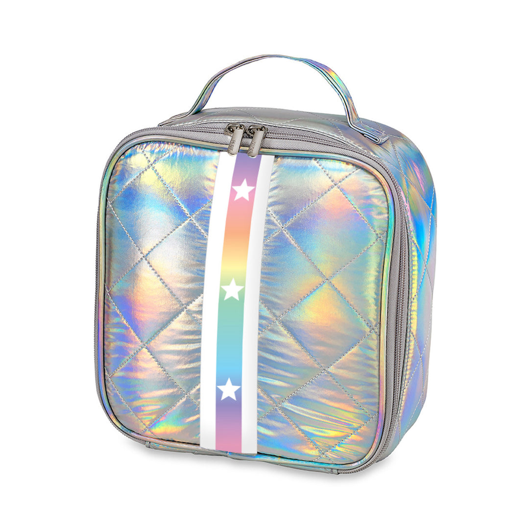 Top Trenz Metallic with Gradient Stripe Puffer Insulated Lunch Box