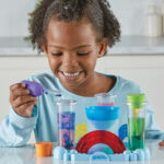 Rainbow Reactions Preschool Science Lab