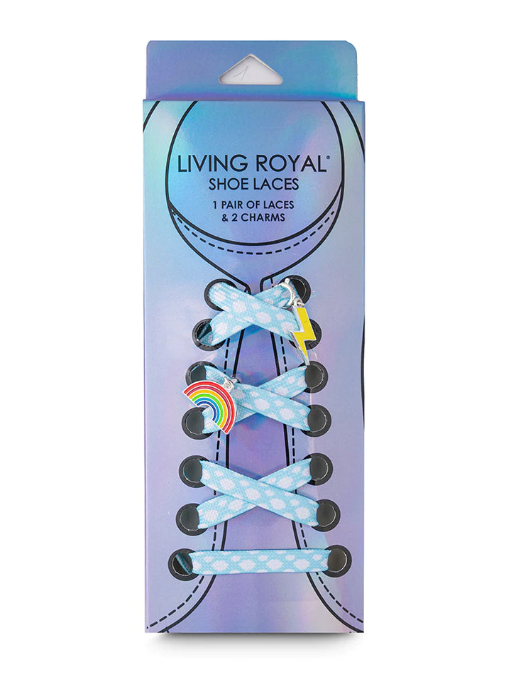 Cloud Shoe Laces & Charm Set