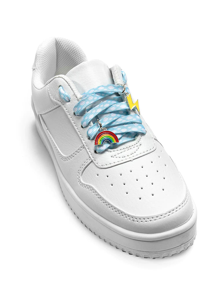 Cloud Shoe Laces & Charm Set