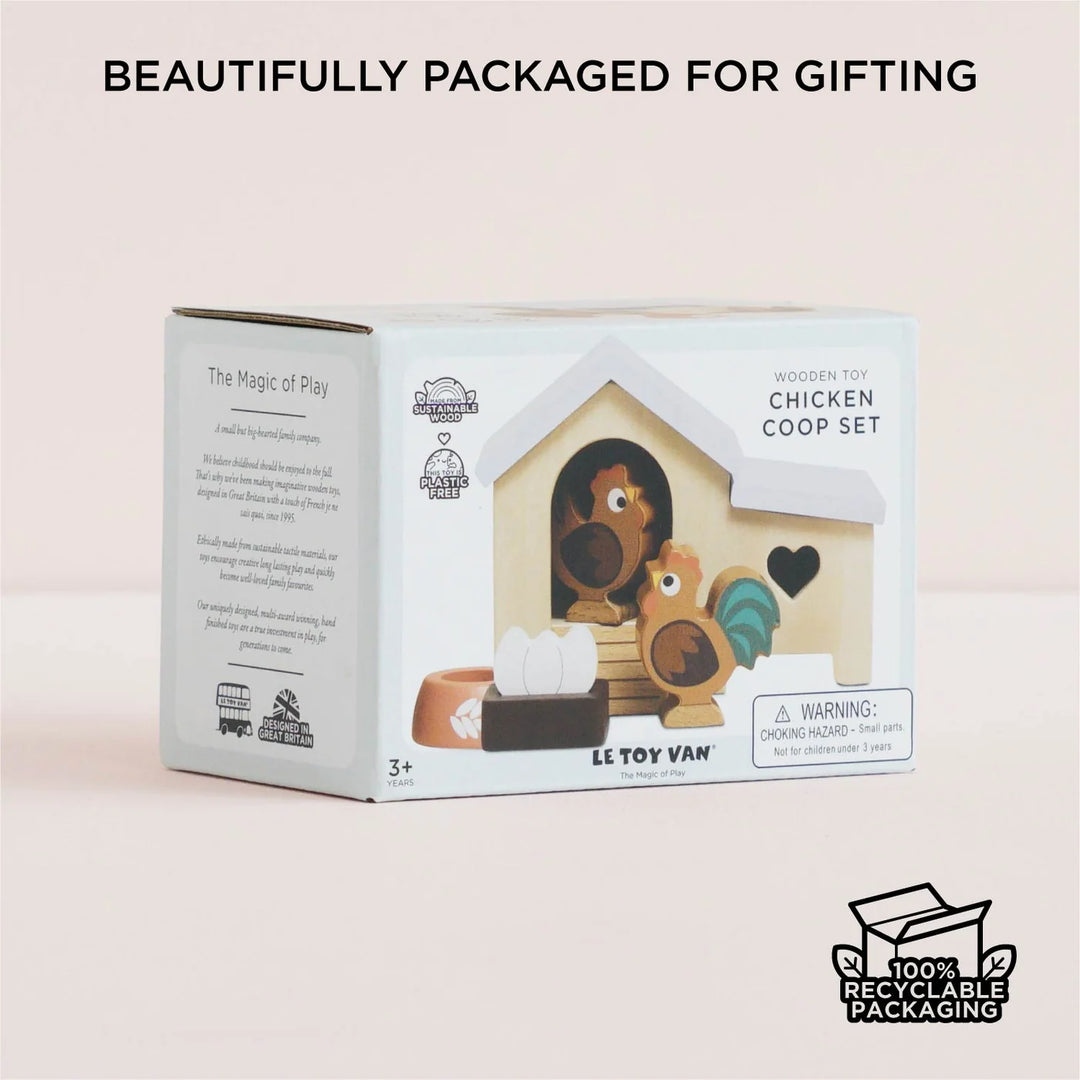 Doll House Chicken Coop Set
