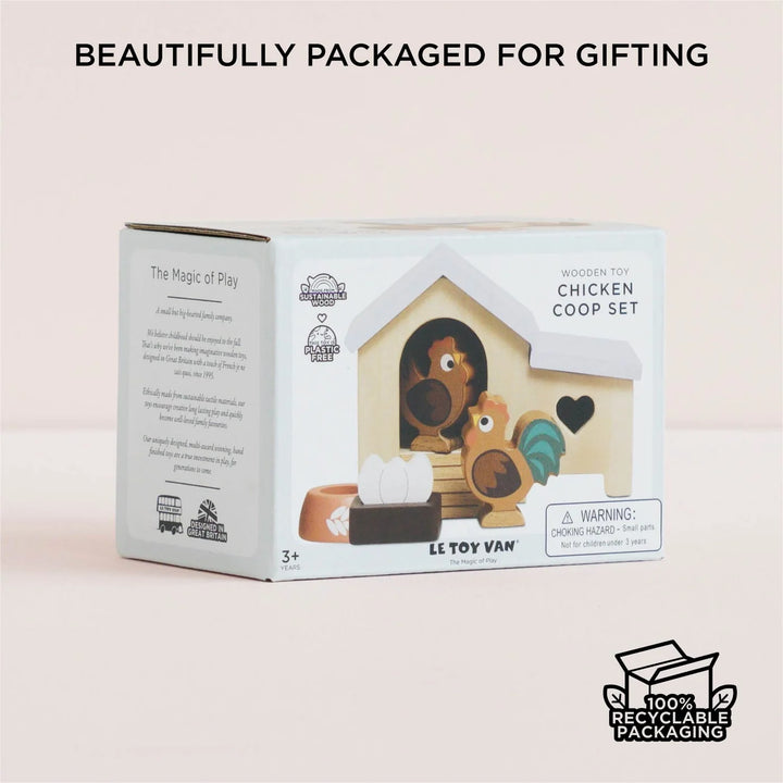 Doll House Chicken Coop Set