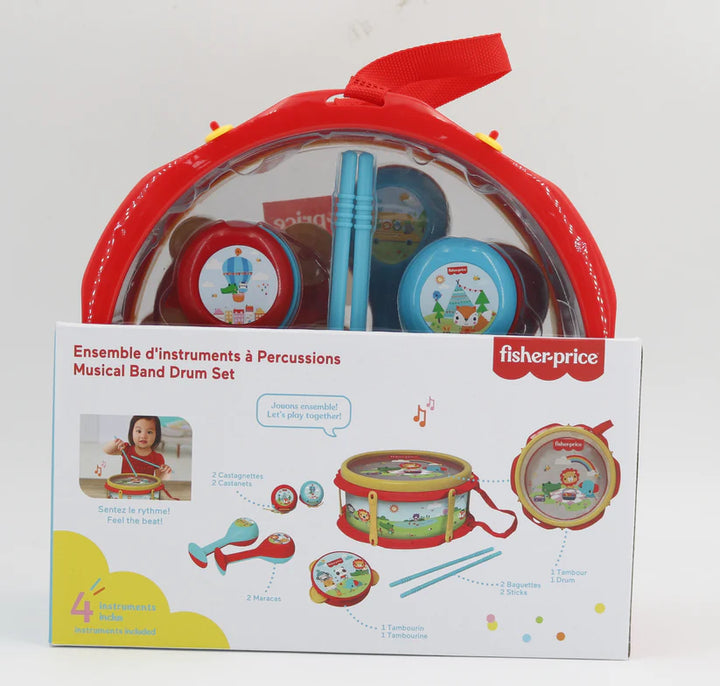 Fisher Price Musical Band Drum Set