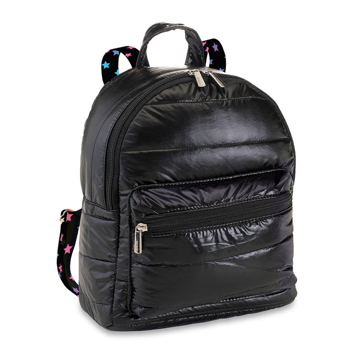 Top Trenz Puffer Mini Backpack With Scatter Star Straps