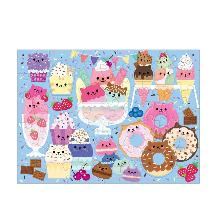 Cat Cafe 60pc Scratch & Sniff Jigsaw Puzzle