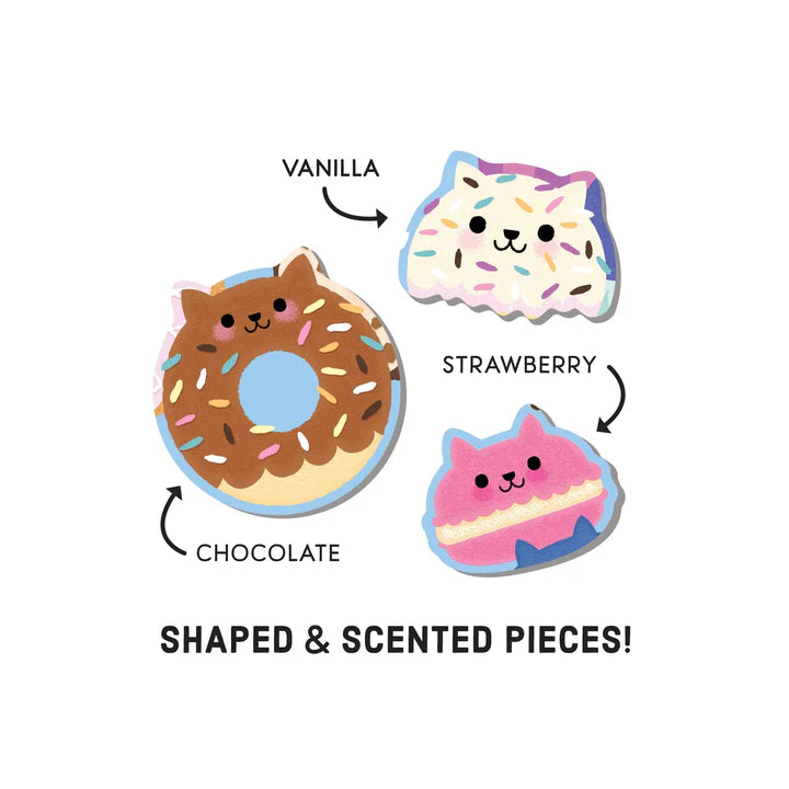 Cat Cafe 60pc Scratch & Sniff Jigsaw Puzzle