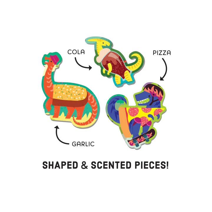 Pizzasaurus 60pc Scratch & Sniff Jigsaw Puzzle