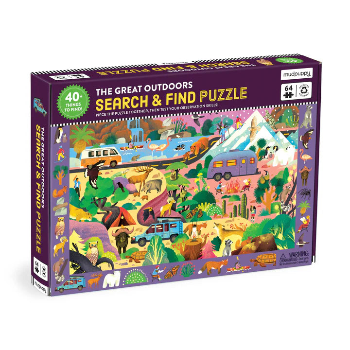 Great Outdoors Search & Find Puzzle 64pc