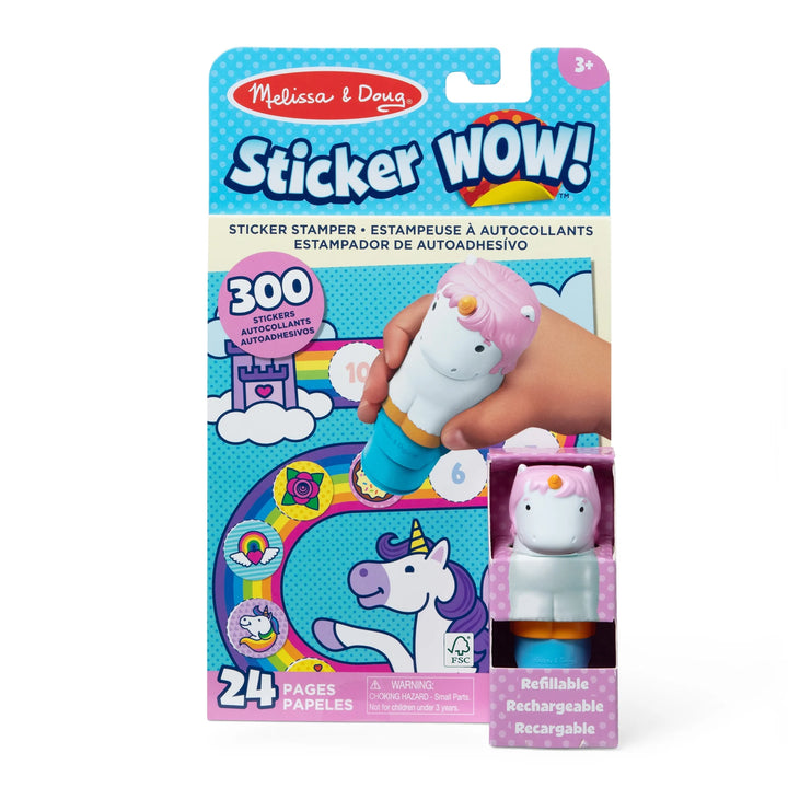 STICKER WOW! Unicorn With Book & Stickers
