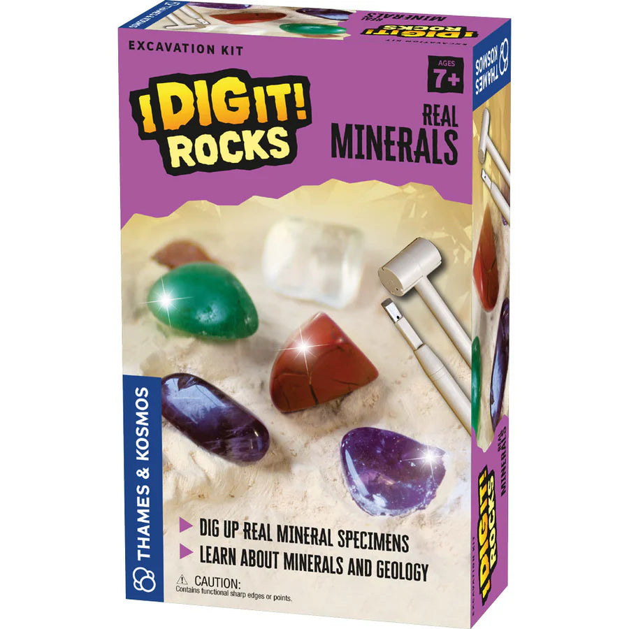 I Dig It! Rocks Real Minerals Excavation Kit