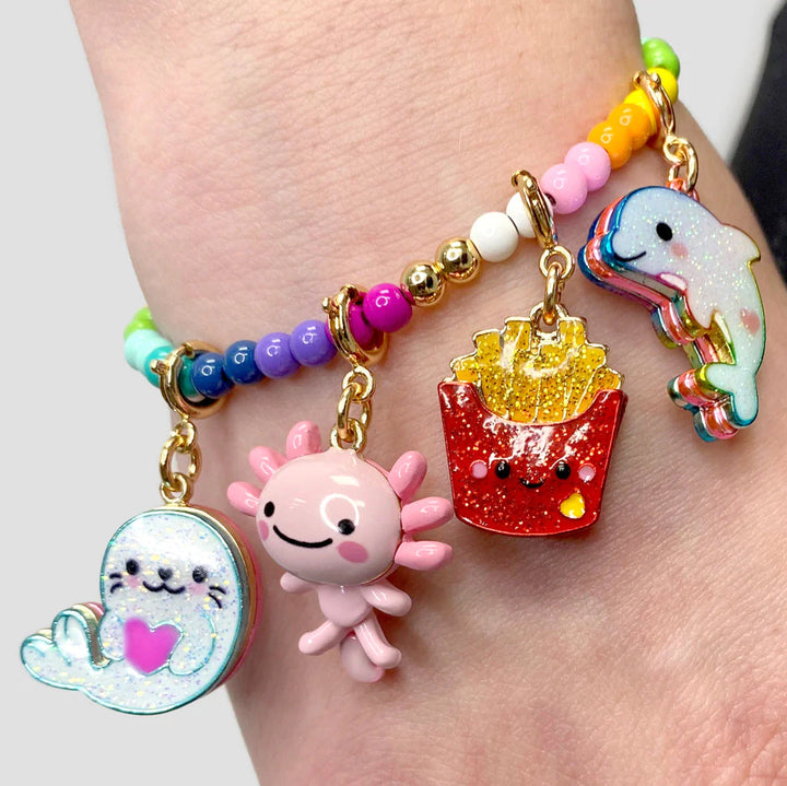 CHARM IT! Gold Swivel Axolotl Charm