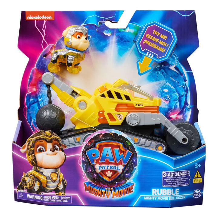 Paw Patrol The Mighty Movie Rubble Mighty Movie Bulldozer