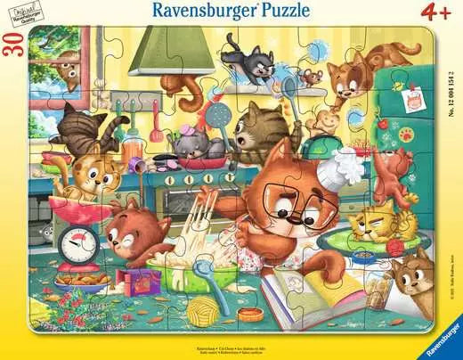 Ravensburger Cat Chaos 30Pc Frame Puzzle