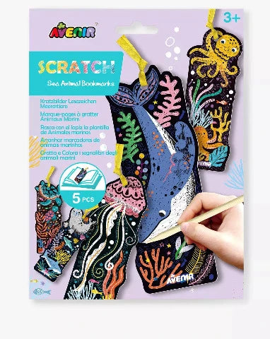 Scratch Animal Bookmark Craft