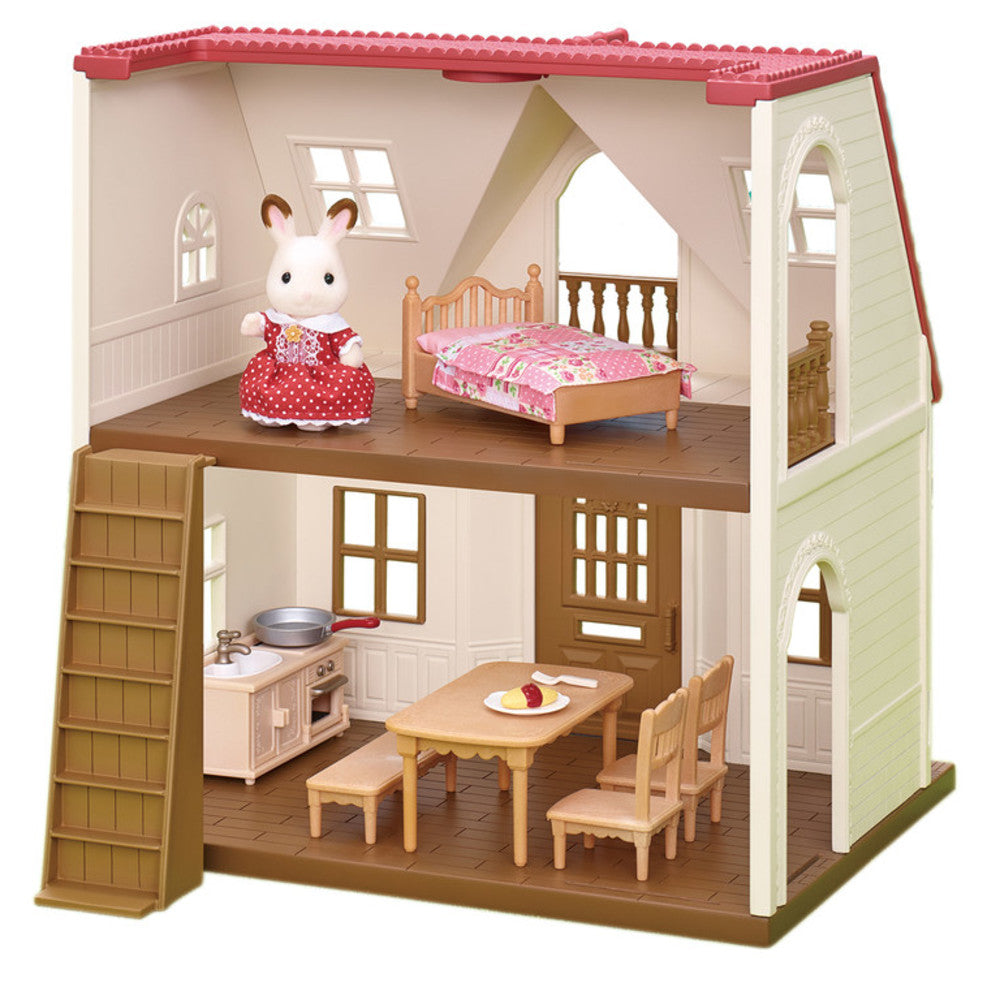 Calico Critters Red Roof Cozy Cottage Starter Set