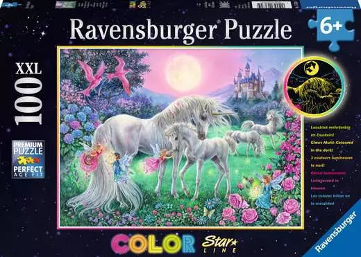 Ravensburger Unicorns In The Moonlight 100pc XXL Puzzle