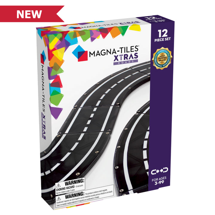 Magna-Tiles Xtras Roads 12 Piece Set