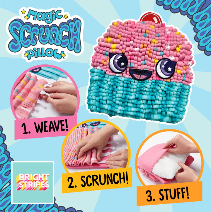 Magic Scrunch Pillow- Cupcake