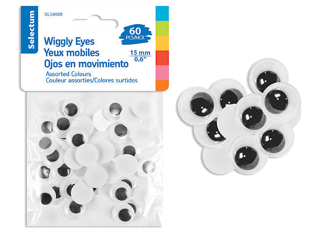 Round Googly Eyes 60pc