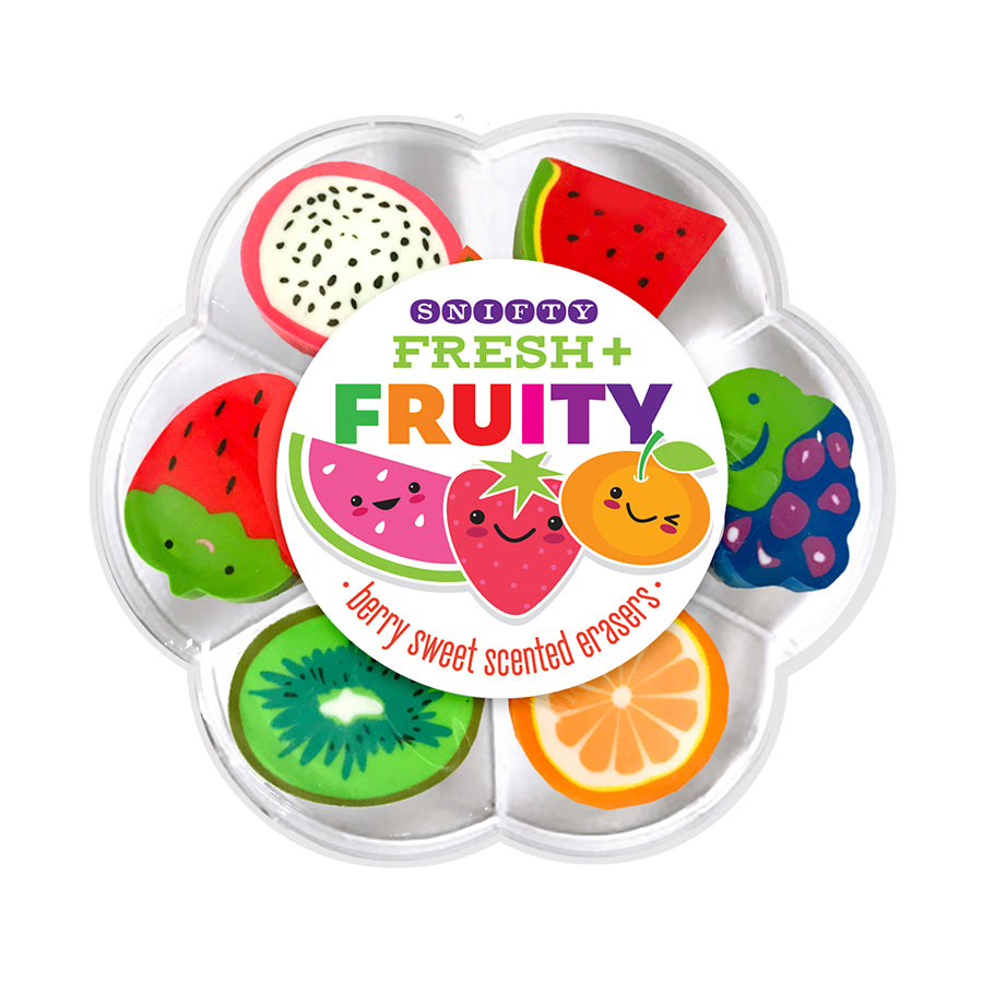 Fresh & Fruity Scented Eraser Set