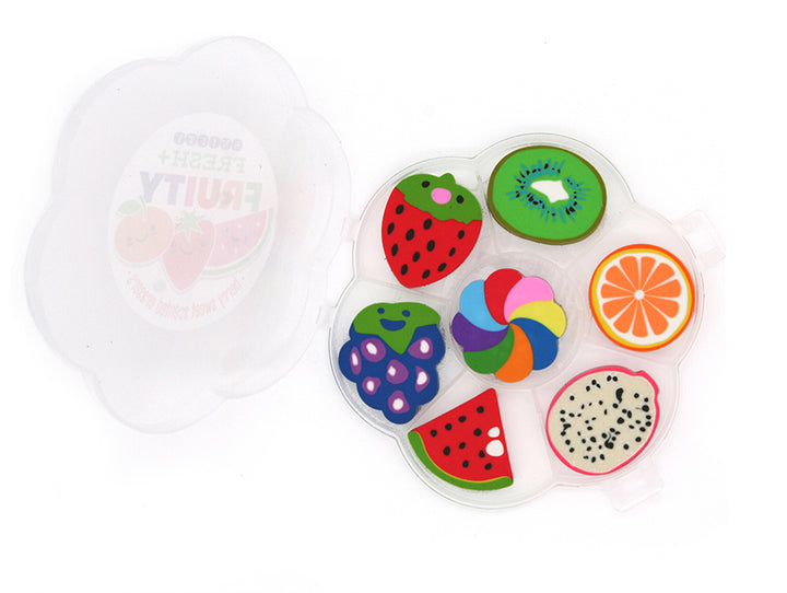 Fresh & Fruity Scented Eraser Set