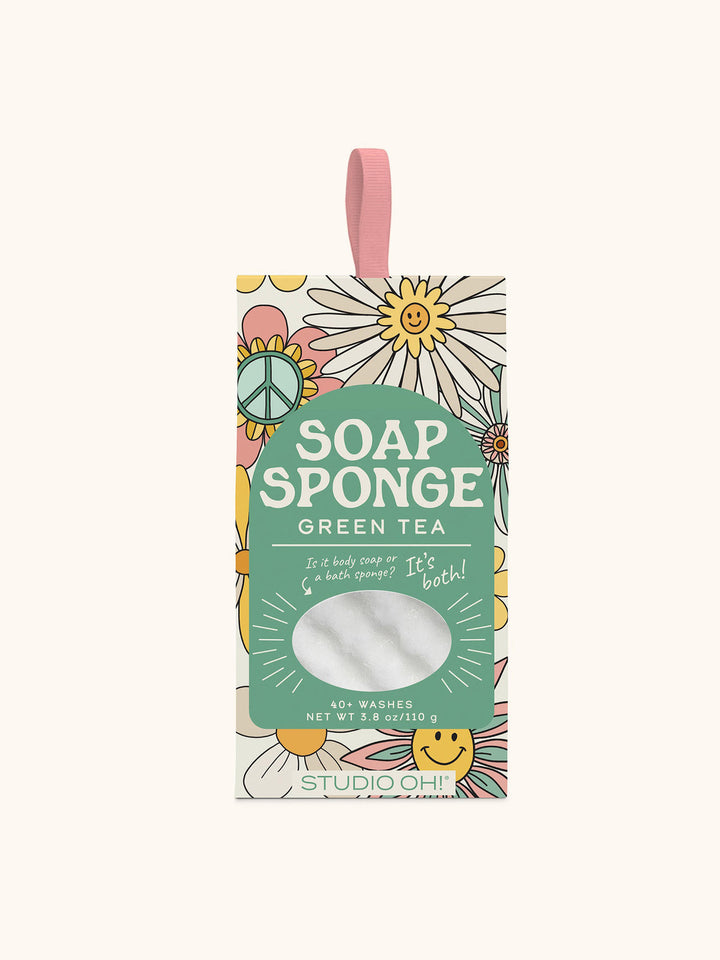 Beamin' Blooms Soap Sponge (Green Tea)