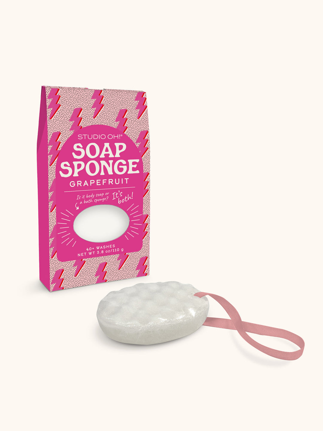 Charged Up Soap Sponge (Grapefruit)