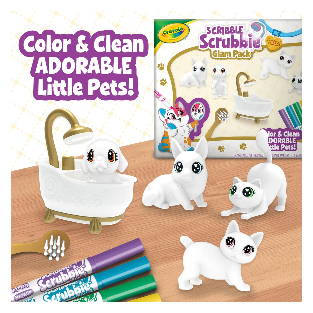 Crayola Scribble Scrubbie Pets Scrub Tub Playset