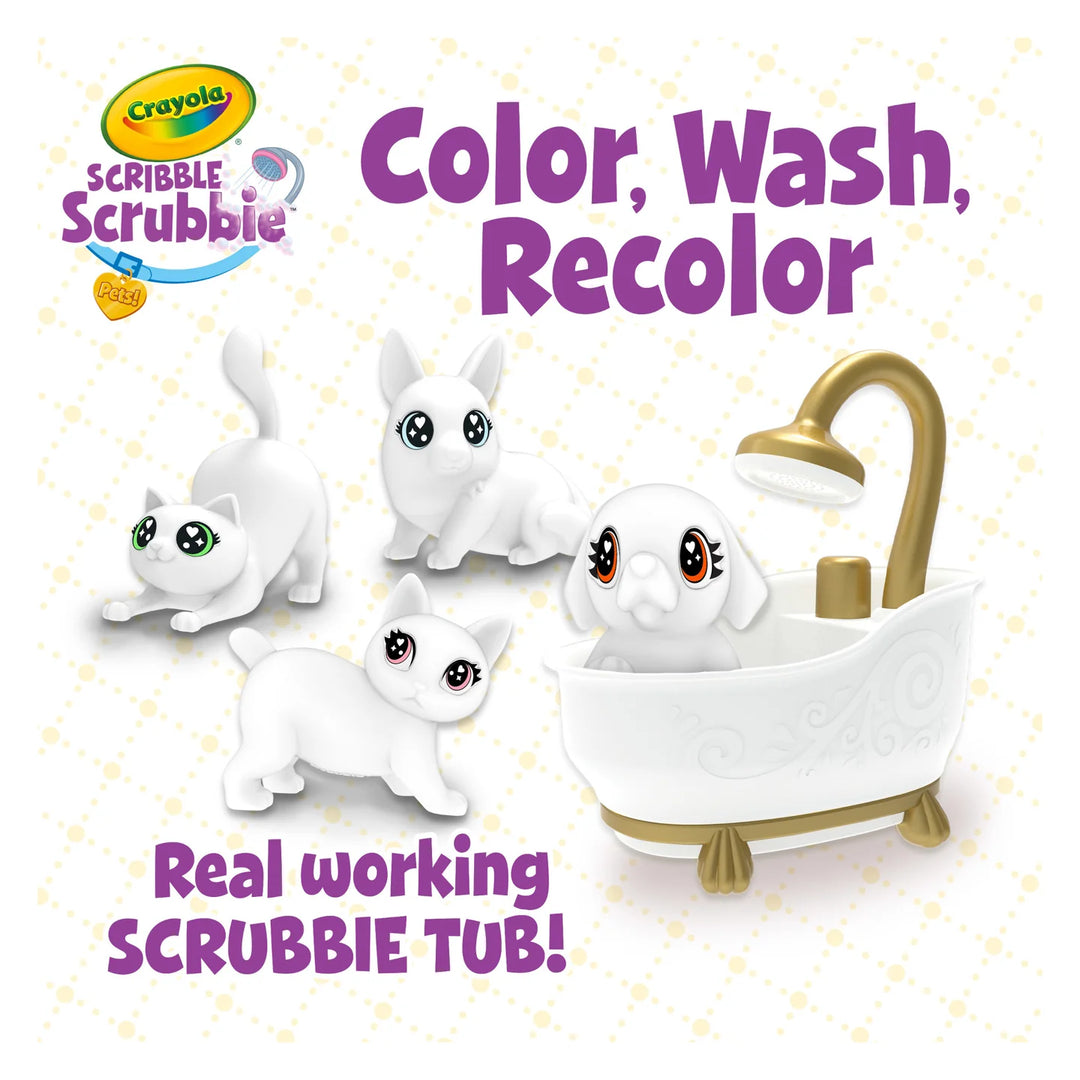 Crayola Scribble Scrubbie Pets Scrub Tub Playset