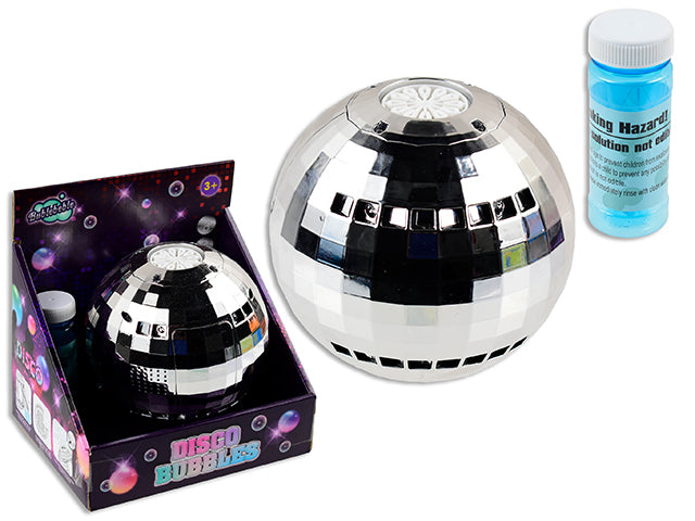 Disco Ball Light Up Bubble Machine