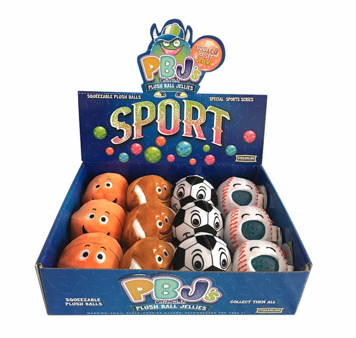 PBJ's Sports Plush Ball Jellies