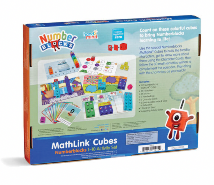 MathLink Cubes Numberblocks 1–10 Activity Set