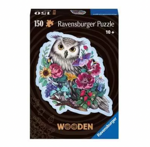 Mysterious Owl Shaped Wooden Puzzle 150pc