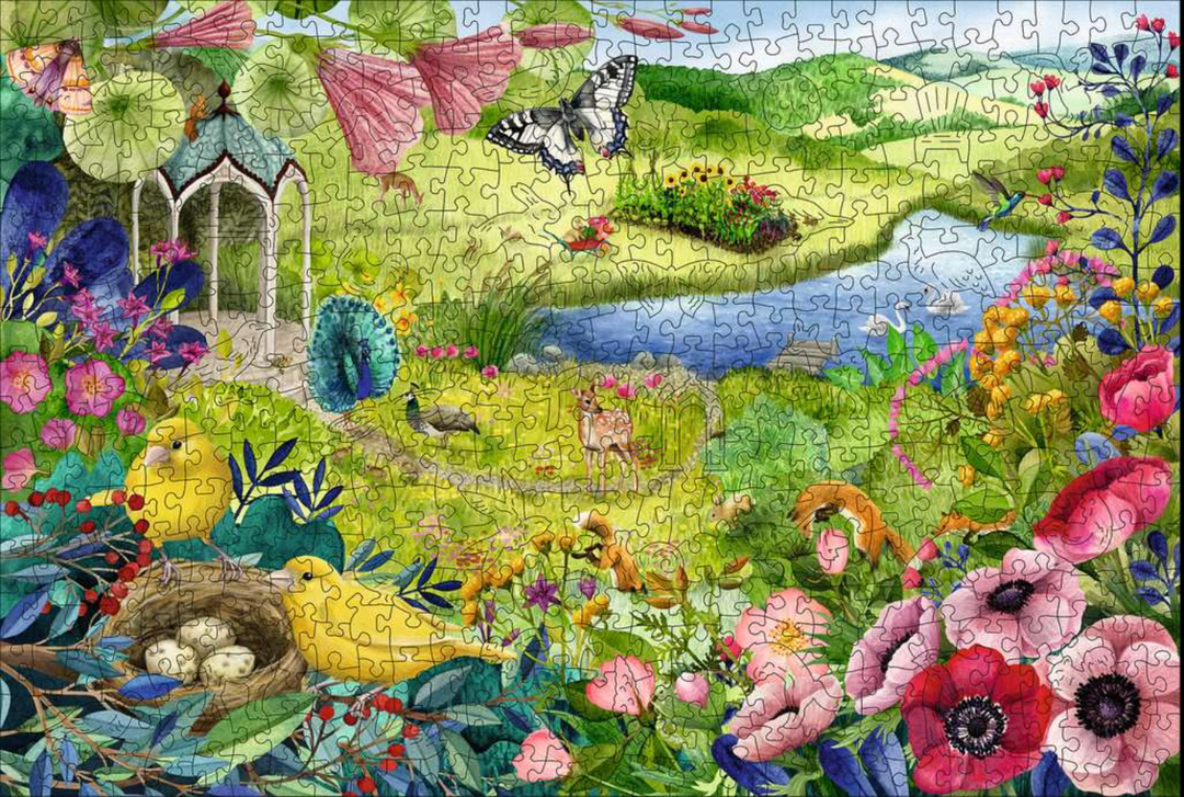 Nature Garden Wooden Puzzle 500pc