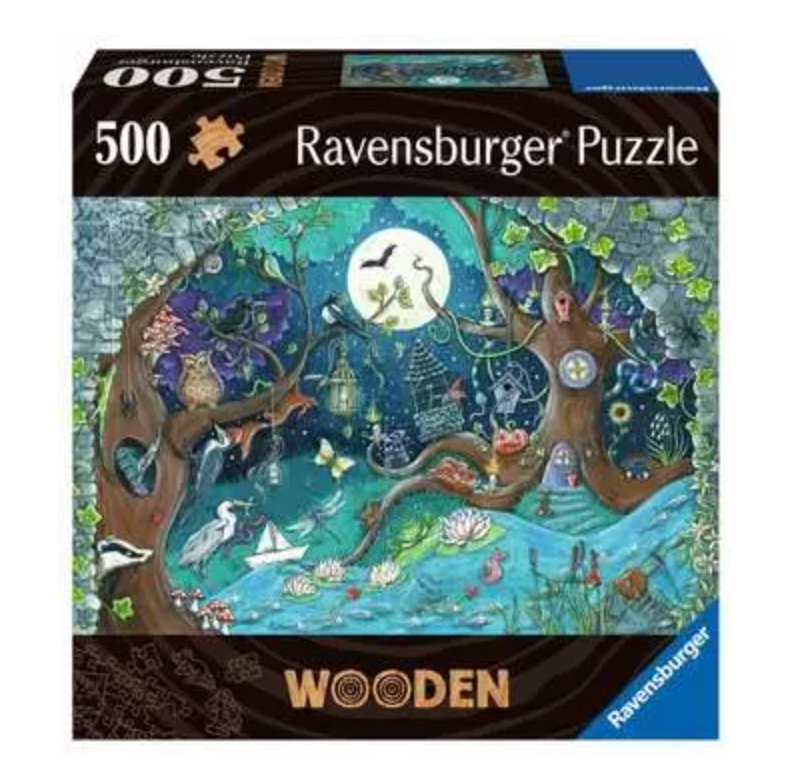 Fantasy Forest Wooden Puzzle 500pc