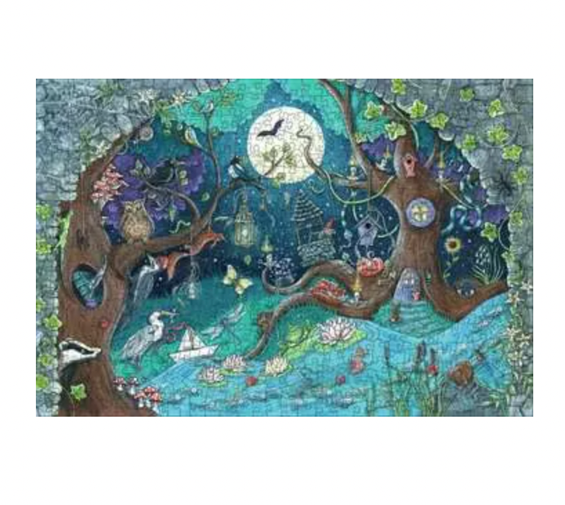 Fantasy Forest Wooden Puzzle 500pc
