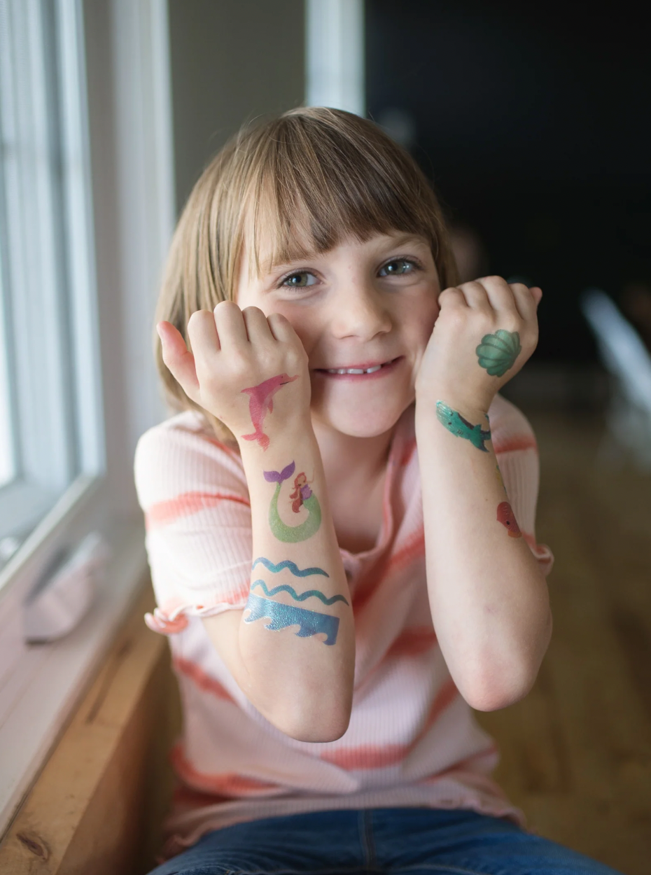 Mermaid Temporary Tattoos