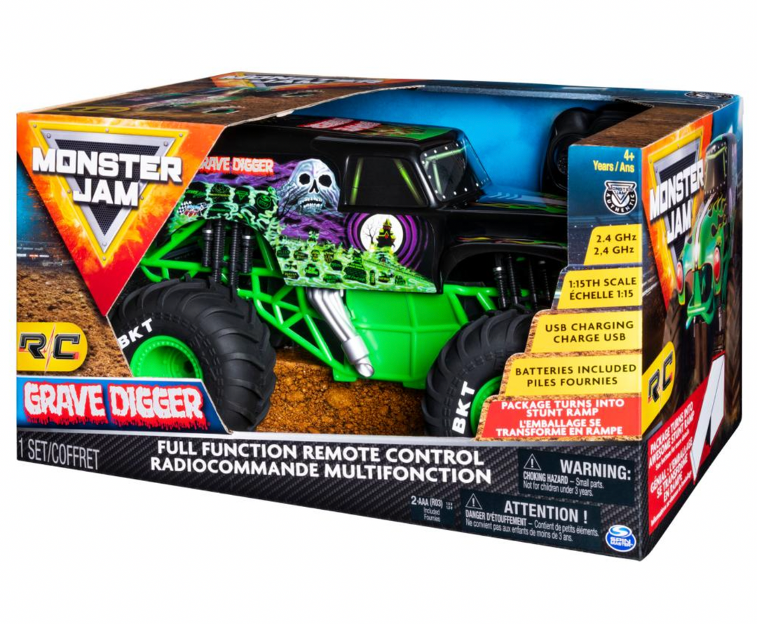 Monster Jam Remote Control Truck 1:15 Scale Assorted