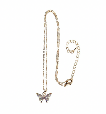 Boutique Butterfly Gem Necklace